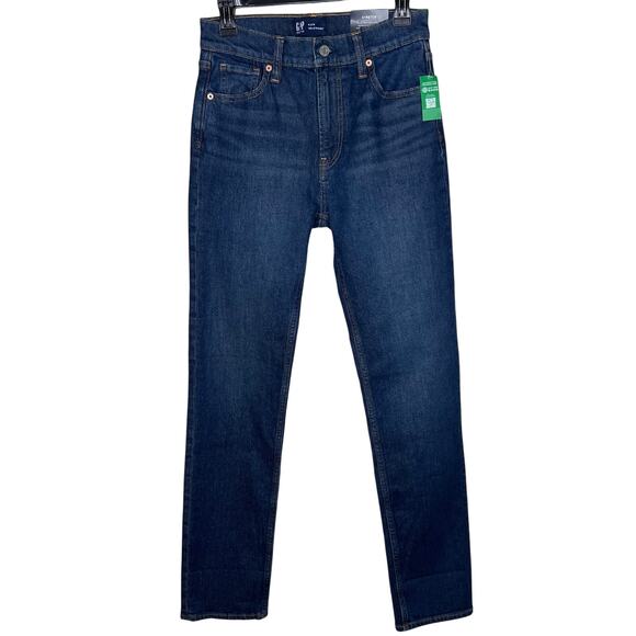 GAP Women's Straight Leg Jeans - Dark Blue - Picture 1 of 10